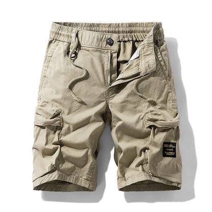 Herren Cargo Shorts Bequem Mit Seitentaschen