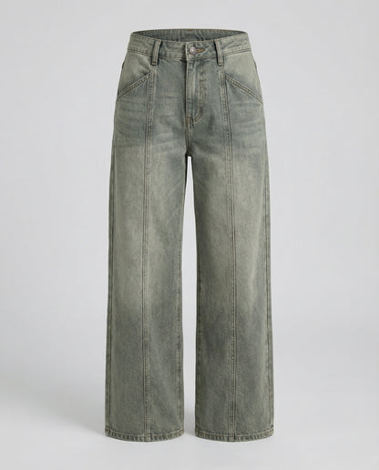 Weite Damen Cargohose Elastisch Mit Fronttaschen