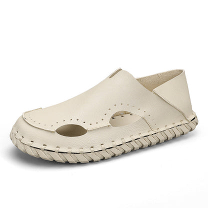 Damen Leder-Slipper Bequem Atmungsaktiv KomfortSchuhe