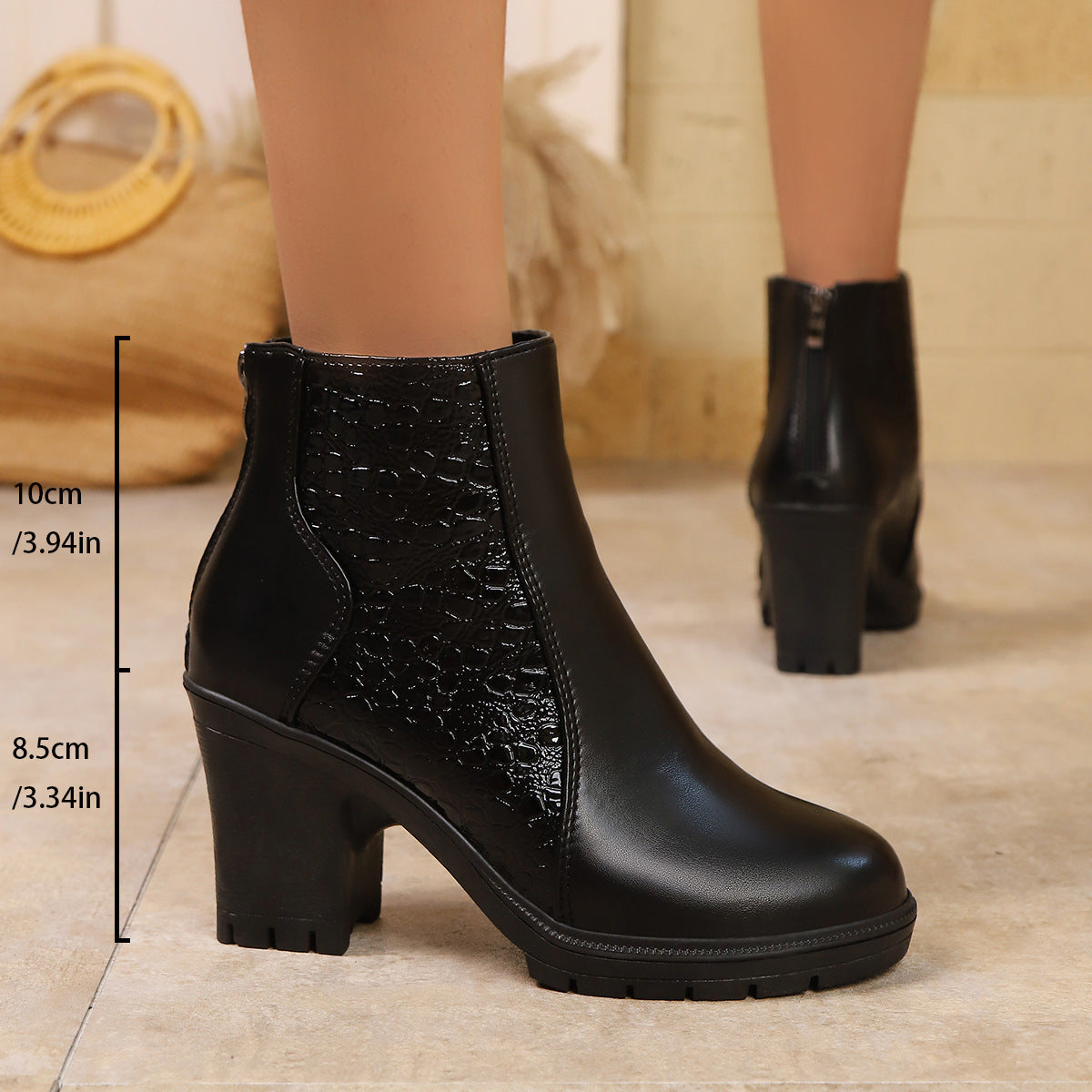 Damen Stiefeletten Schnürstiefeletten Elegantes Design