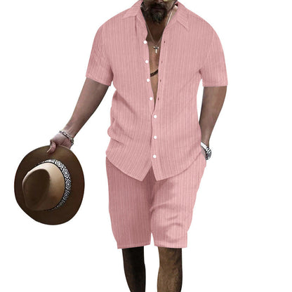 Herren Anzug Streifenlook Modern Freizeit