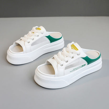 Damen Sneaker Slip-On Atmungsaktiv Sportlich