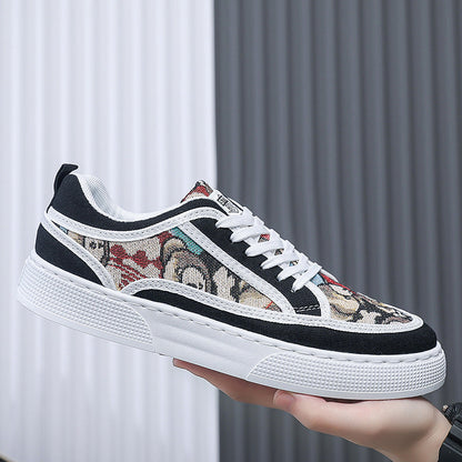 Damen Sneaker Bequem Grafik Muster Sportlich