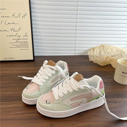 Damen Sneaker Atmungsaktiv Modisch Verspielt - BerlinGlamour