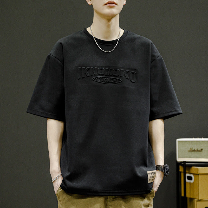 Herren T-Shirt Oversized mit Logo-Print Berlin Style