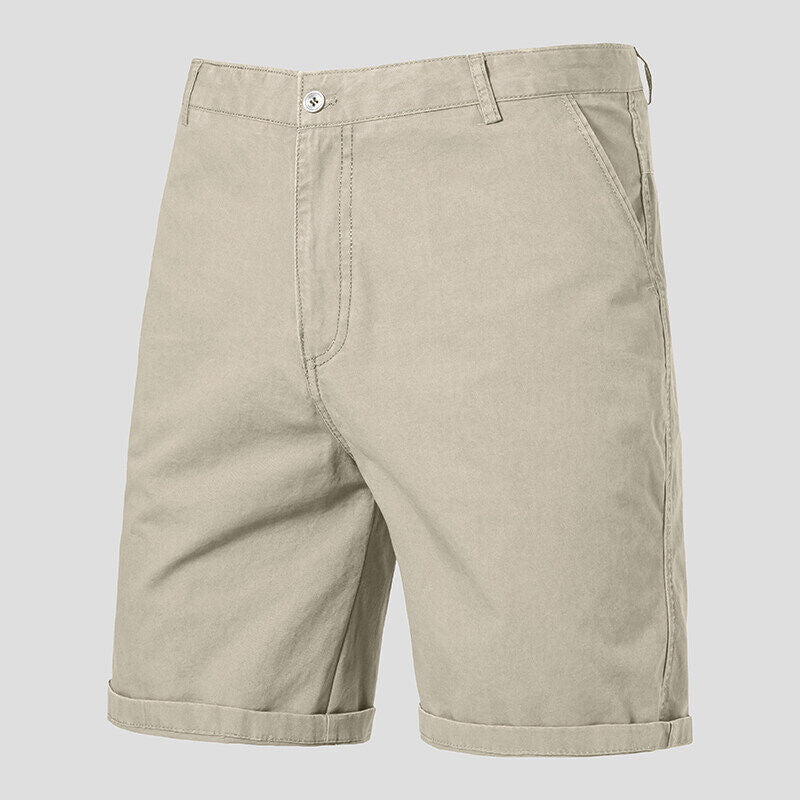 Herren Shorts Baumwoll-Mix mit Taschen Bequem Freizeit