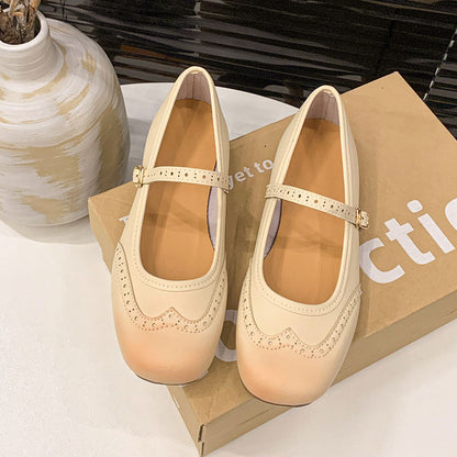 Damen Ballerinas Bequem Riemchen Schuhe Elegante Design