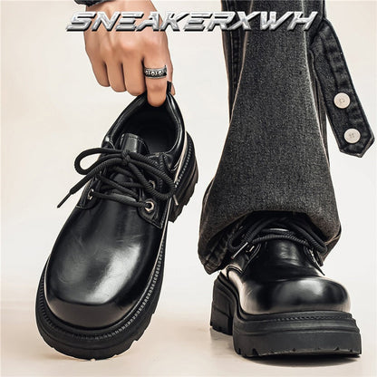 Damen Schnürschuhe Chunky Komfortabel Stabil