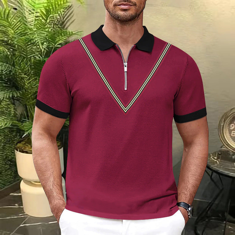 Herren Polohemd Kurzarm Modern Farben