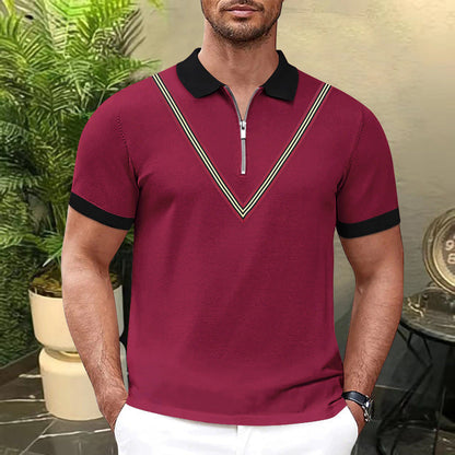 Herren Polohemd Kurzarm Modern Farben