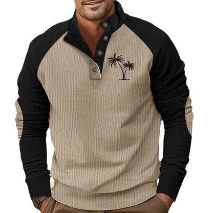 Herren Pullover Lässig Stehkragen Modern
