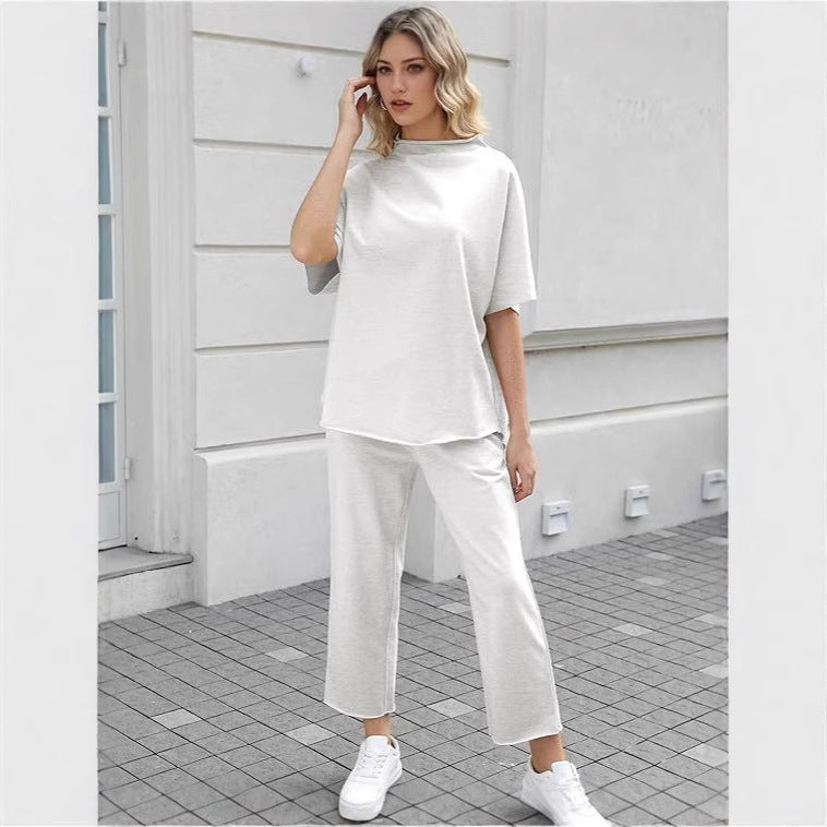 Damen Lounge Set Baumwoll gemütlich