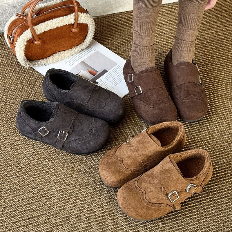 Damen Hausschuhe Bequem Doppelriemen Comfort - BerlinGlamour