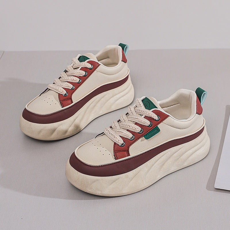 Damen Sneaker Plateau Schuhe Sportlich Hochwertig