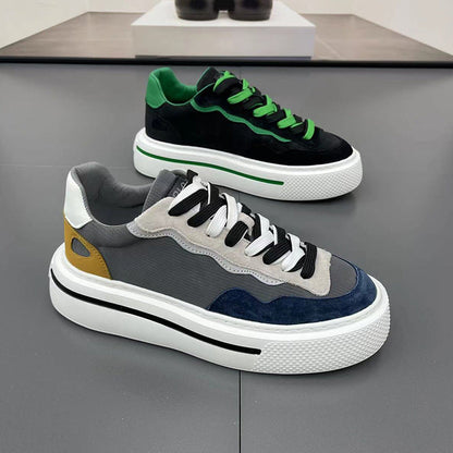 Damen Sneaker Plattform Schuhe Mode Farben - BerlinGlamour