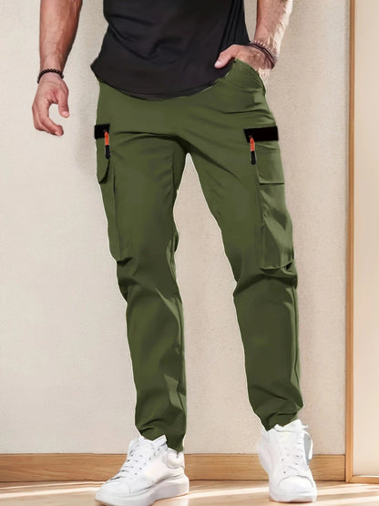 Herren Cargo-Hose Modern Bequem Reißverschluss