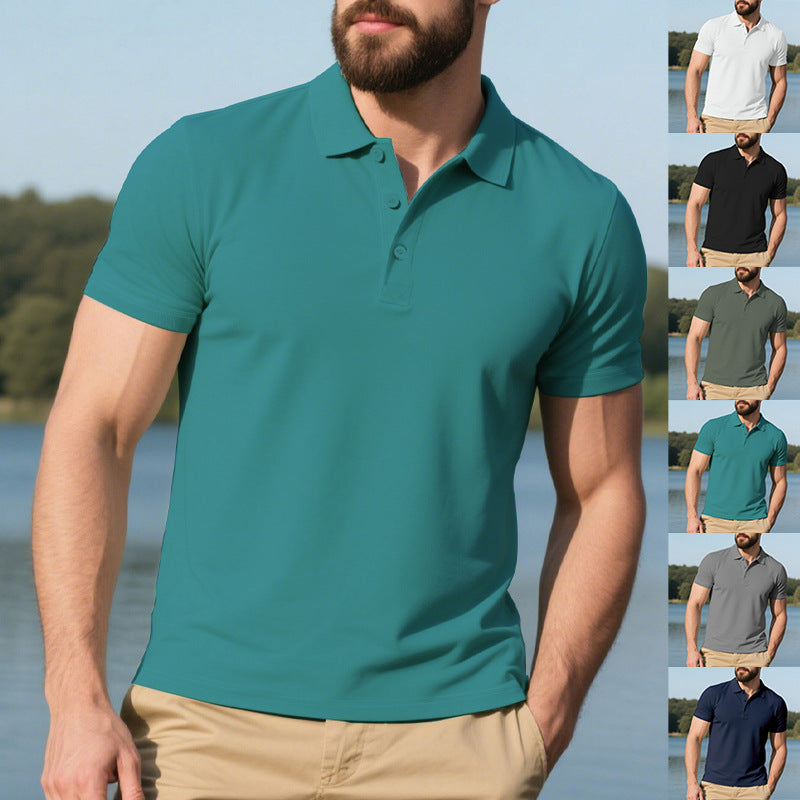 Herren Polo-Shirt atmungsaktiv Anti-Pilling Qualität - BerlinGlamour