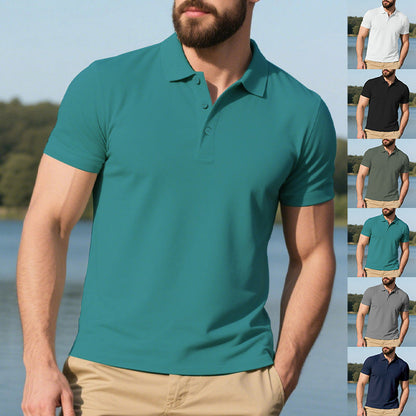 Herren Polo-Shirt atmungsaktiv Anti-Pilling Qualität - BerlinGlamour