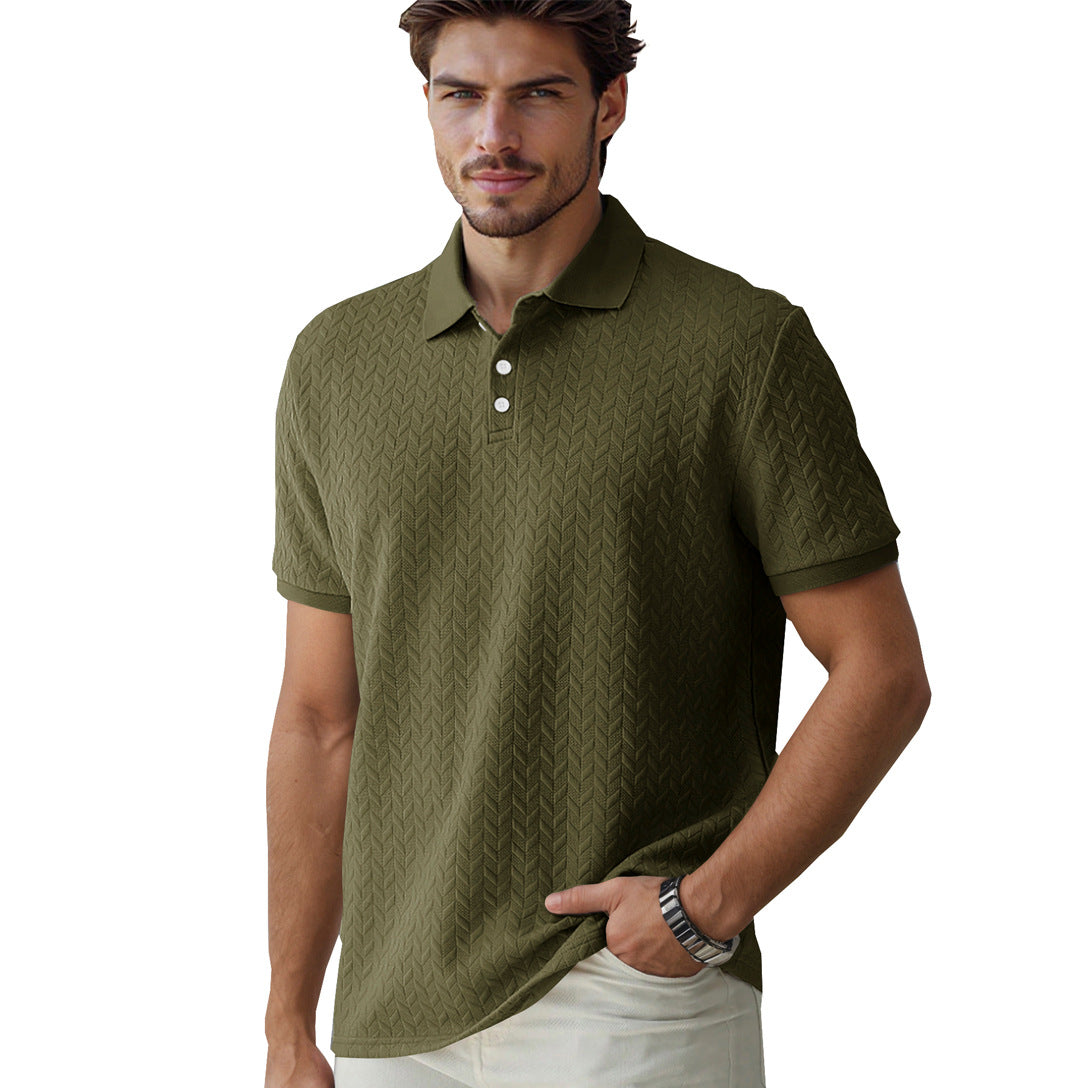 Herren Poloshirt Modern Strukturiert Baumwolle Berlin