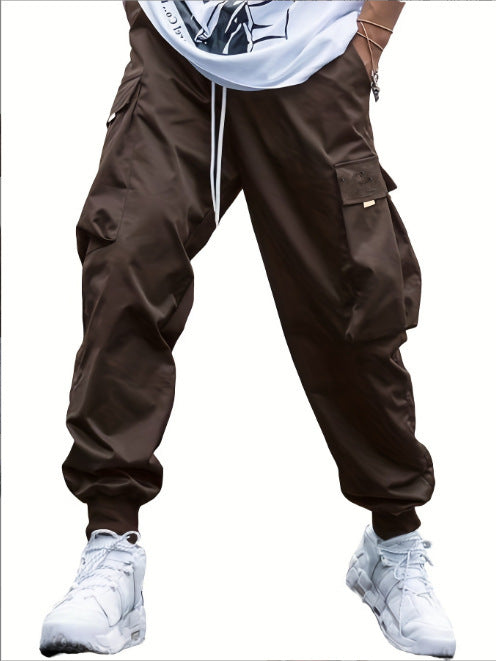Herren Cargo-Hose Sportlich Elastisch Vieltaschig