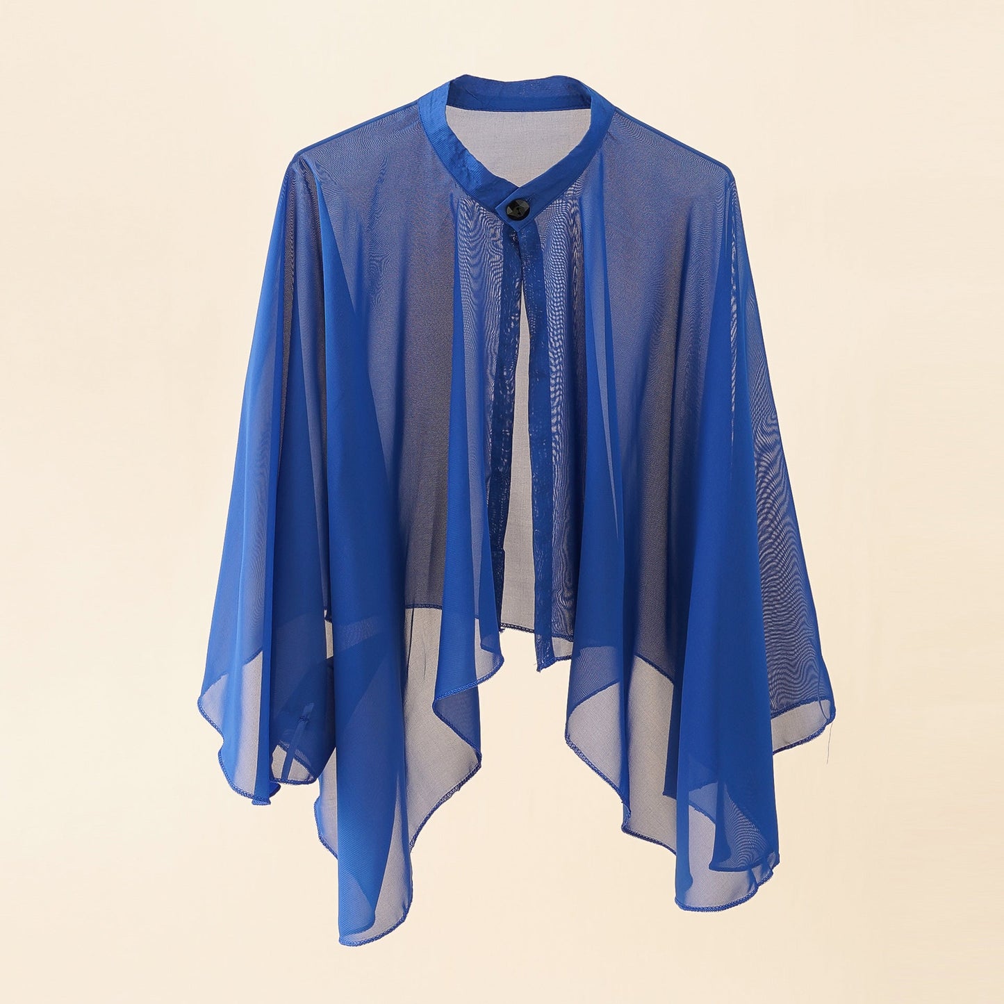 Damen Kimono Chiffon Leicht mit Weiten Ärmeln Sommer
