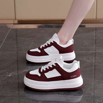 Damen Sneaker atmungsaktiv mit dicker Dämpfung Modern
