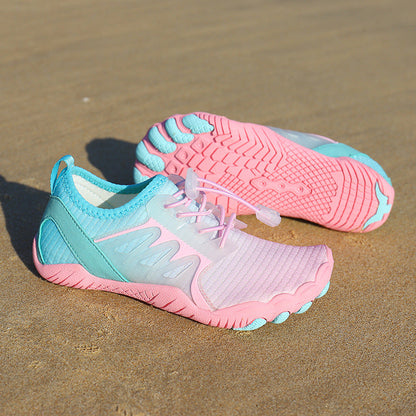 Damen Wasserschuhe Bequem Atmungsaktiv Sommer
