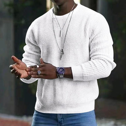 Strickpullover Herren Weich Soft Grobstrick