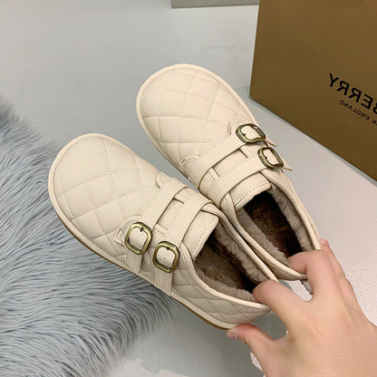Damen Clogs Bequem Stilvoll Doppelter Riemen