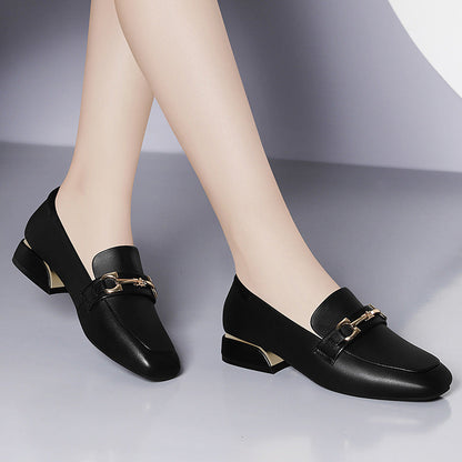 Damen Ballerinas mit Schnalle Modern Schuhe - BerlinGlamour