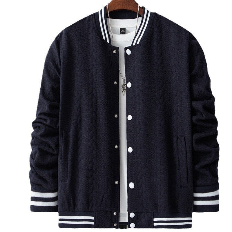 Herren Sportjacke College Style Modern Strukturiert