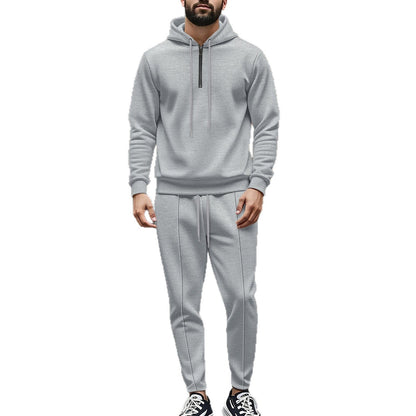 Herren Sportset Hoodie und Jogginghose Atmungsaktiv Modern