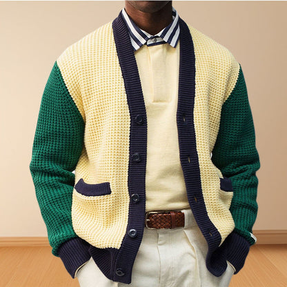 der neue Titel: Taschen BerlinGlamour wird zu Moderne Strickjacke mit Kontrastfarben