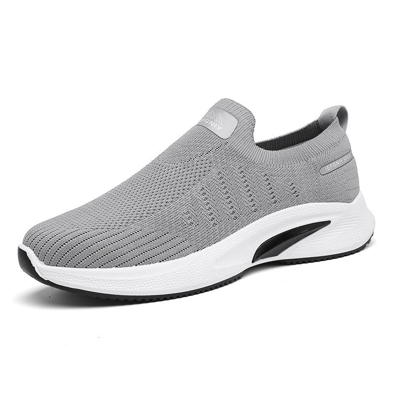Damen Sneaker Bequem Atmungsaktiv Strick Obermaterial
