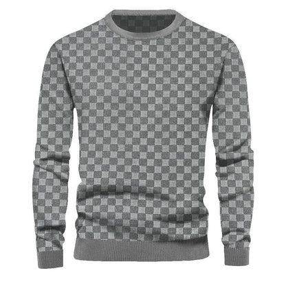 Herren Strickpullover Bequem Strukturiert Modern