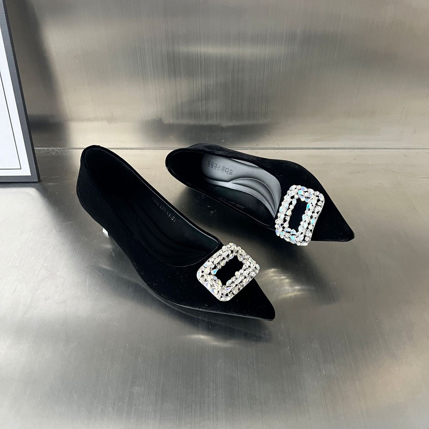 Damen Pumps mit Schmuck Spitze Elegant