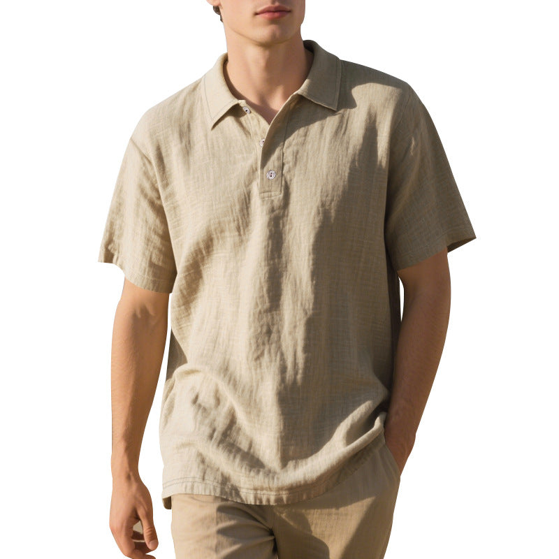Herren Poloshirt Kurzarm Baumwolle Klassisch Modern