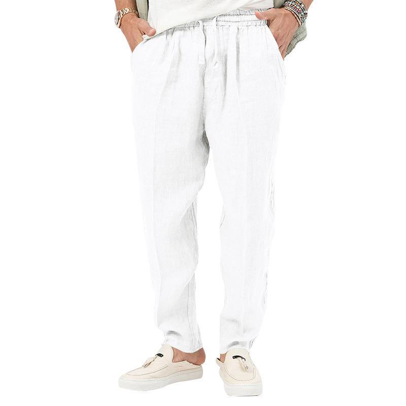 Bequeme Leinenhose Herren Sommerhose Leicht