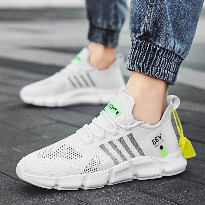 Damen Sneaker Leicht Atmungsaktiv Flex-Sohle Sportlich - BerlinGlamour