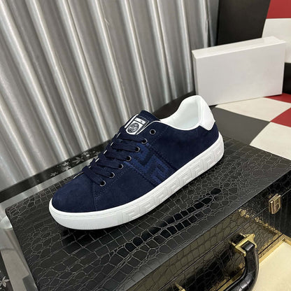 Damen Sneaker Sportlich Laufsohle Rutschfest Logo