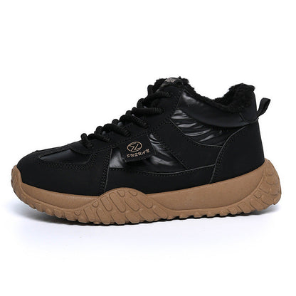 Damen Winter Sneaker Warm Kuschelig High Top Sneaks