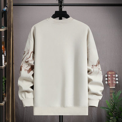 Herren Sweatshirt Modern mit Grafikdruck Trendy Style
