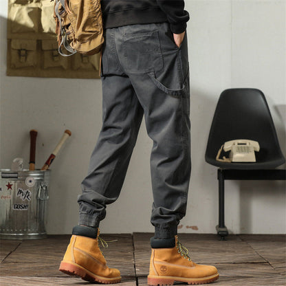 Herren Utility-Hose Stretchbein mit Taschen Modern