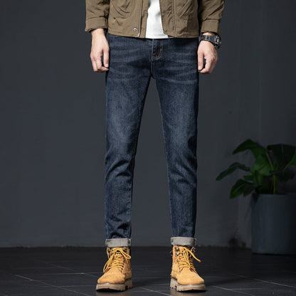 Herren Jeans Slim Fit Hose Modern Komfortabel