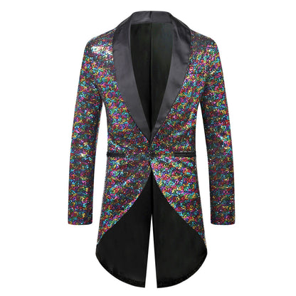 Maßgeschneiderter Herren Blazer mit Pailletten Luxus Design