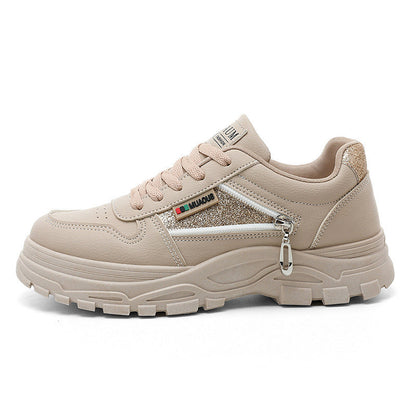 Damen Sneaker Glitzer Chunky Schuhe Robust Fashion