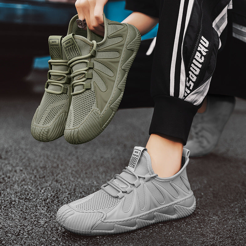 Damen Sneaker Atmungsaktiv Freizeit Schuhe mit rutschfester Sohle