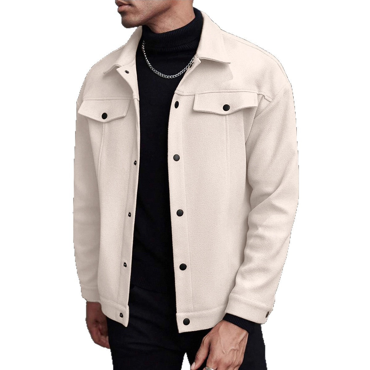 Herren Overshirt Jacke Modern Trendy