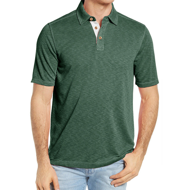 Herren Poloshirt Modern Slim Fit Kragen