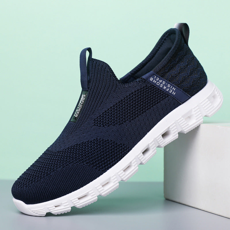 Damen Sneaker Bequem atmungsaktiv Slip-On Schuhe Sportlich